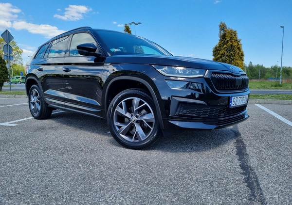 Skoda Kodiaq cena 142300 przebieg: 38000, rok produkcji 2021 z Gliwice małe 379